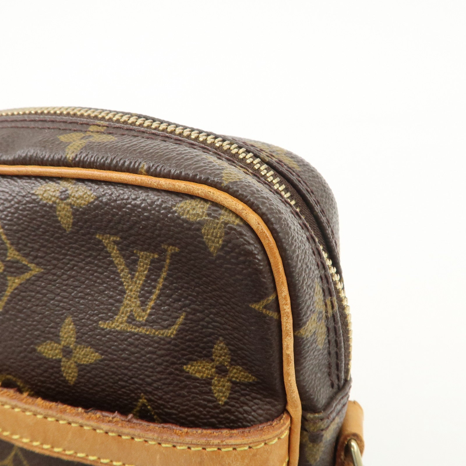 Louis Vuitton Monogram Danube Shoulder Bag Brown M45266 Used