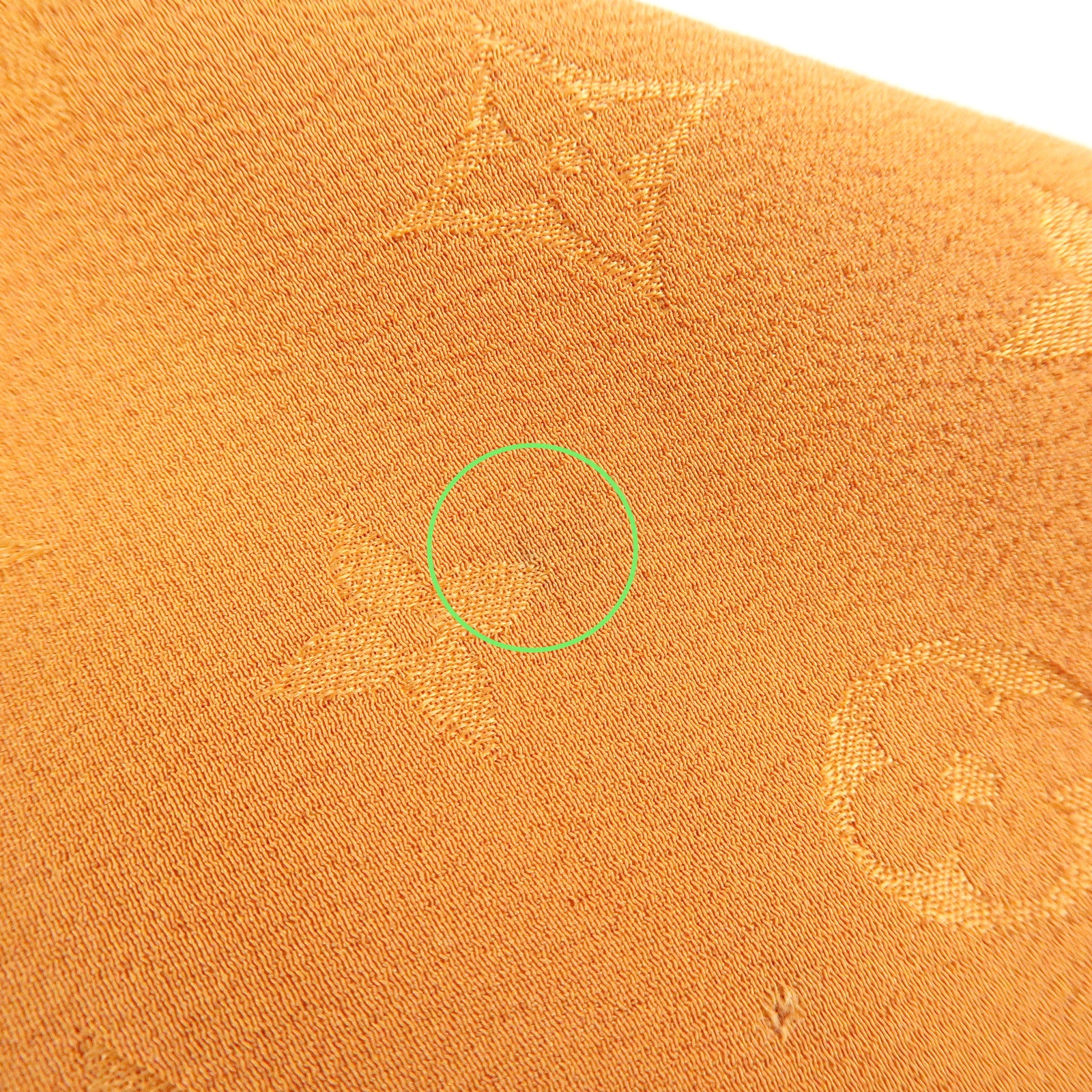 Louis Vuitton Monogram Silk 100% Scarf Orange