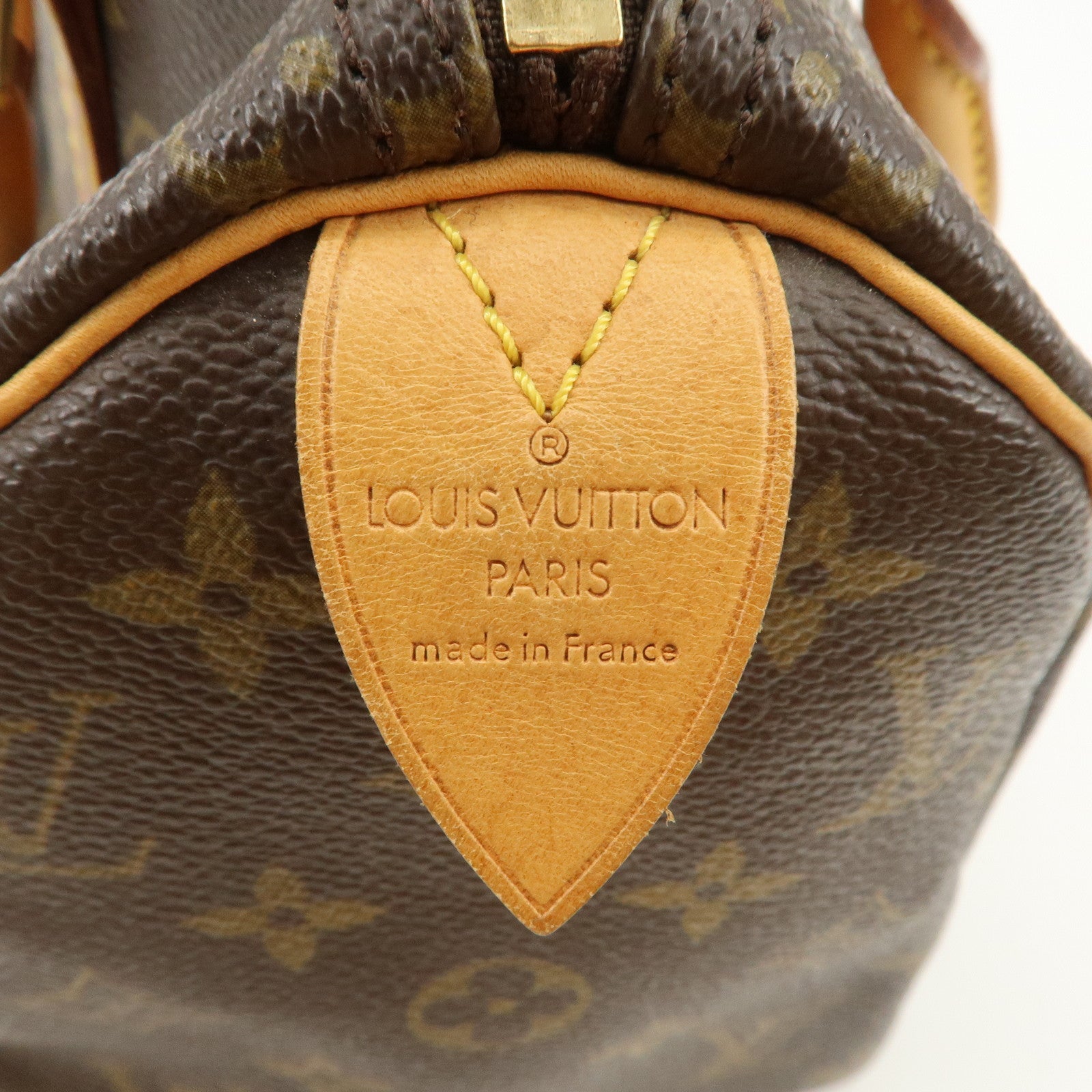 Louis Vuitton Monogram Speedy 25 Boston Bag Hand Bag Brown M41528