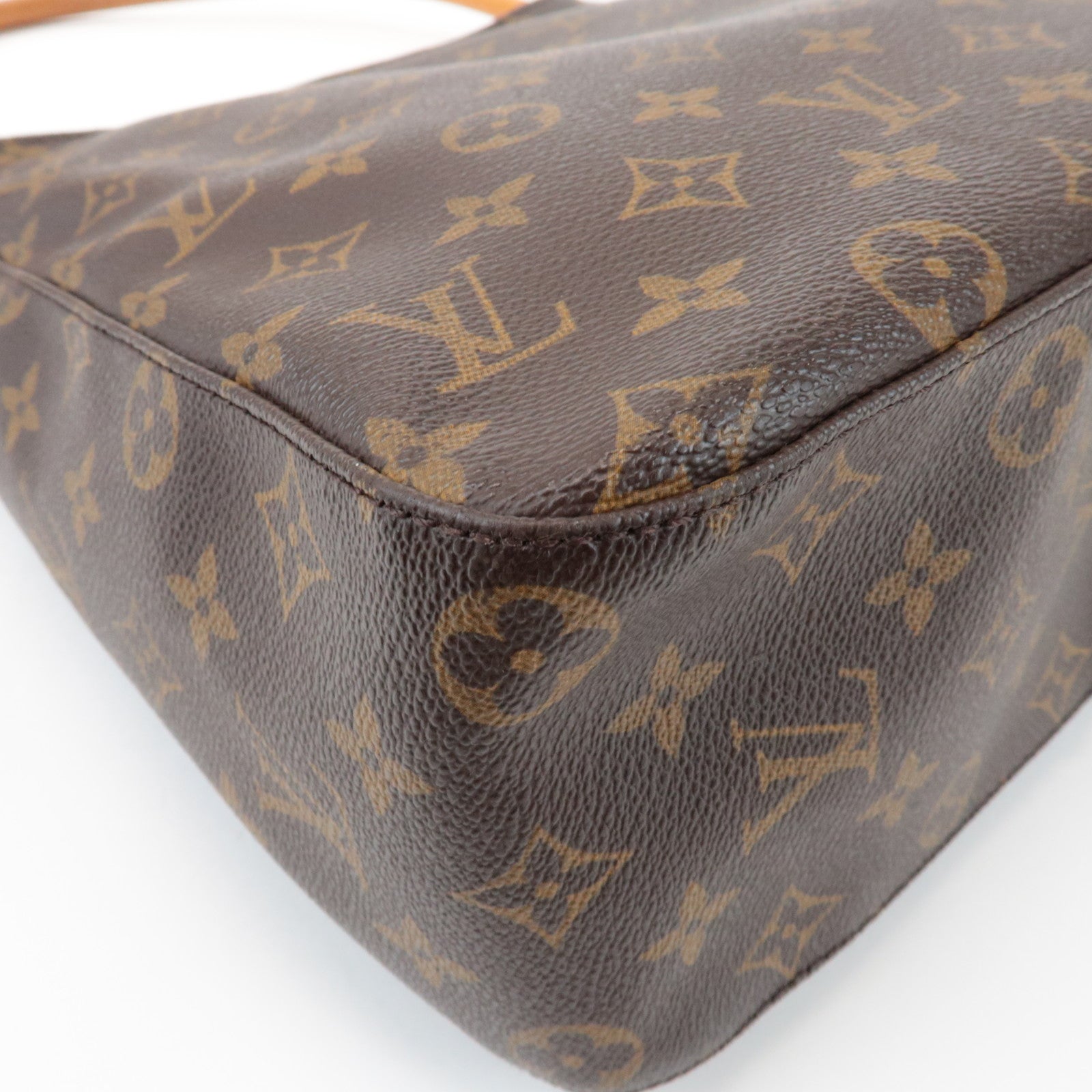 Louis Vuitton Monogram Looping GM Shoulder Bag Brown M51145