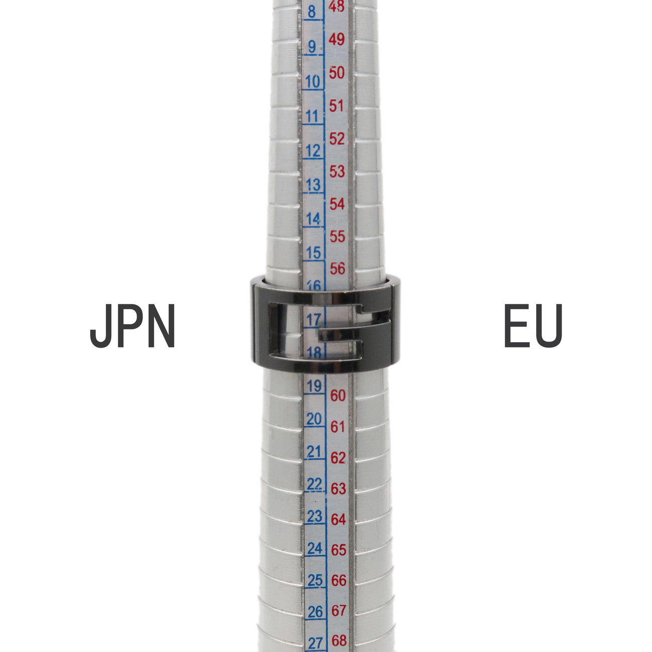 GUCCI G-Outcut Ring SV925 Black Silver 224031 US8.5 EU58 HK18