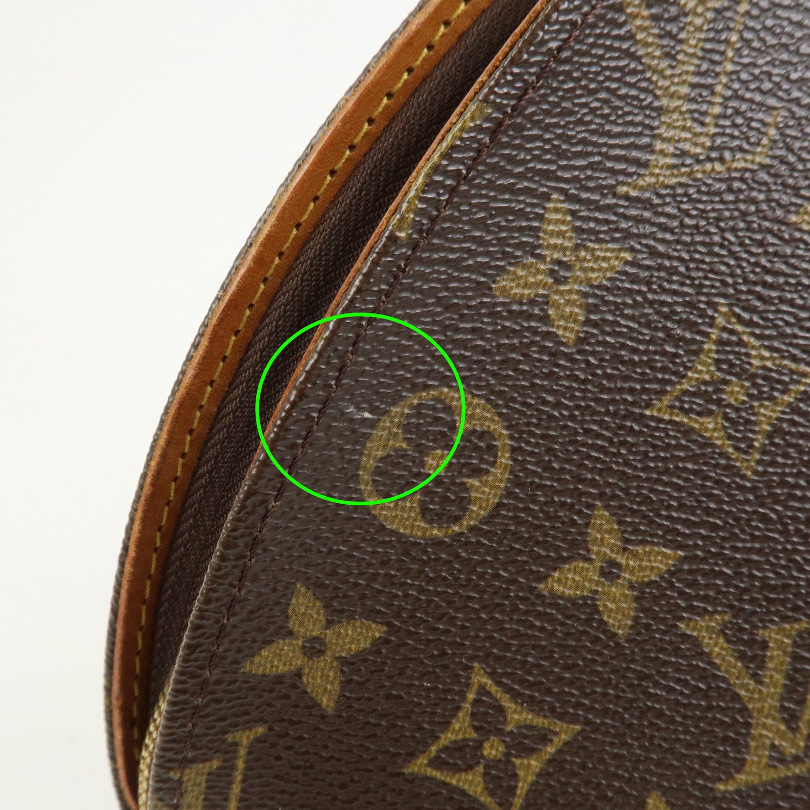 Louis Vuitton Monogram Ellipse MM Hand Bag Brown M51126