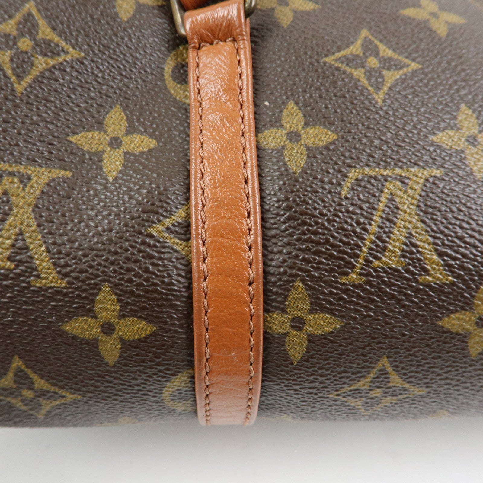 Louis Vuitton Monogram Papillon 30 Hand Bag Brown M51365