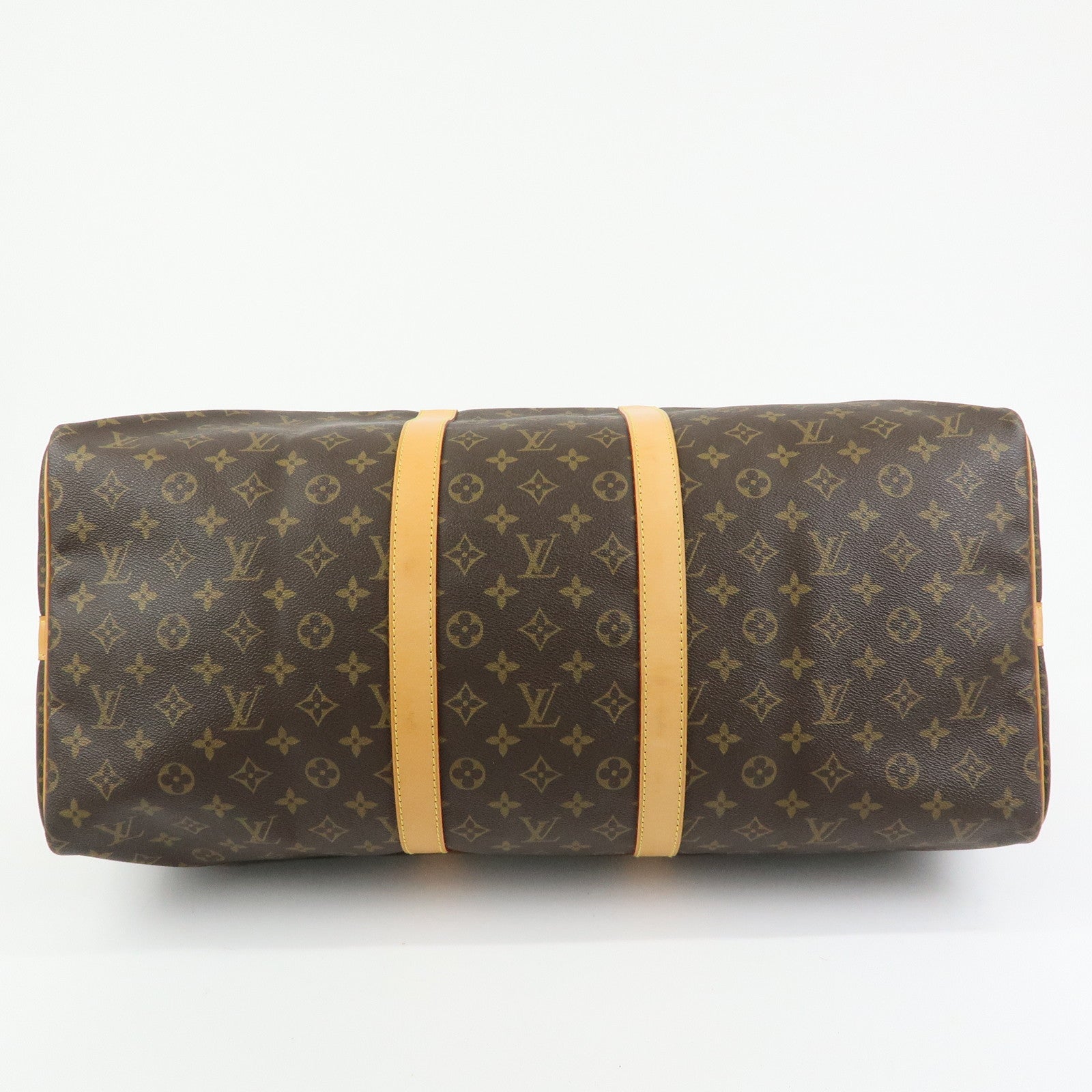 Louis Vuitton Monogram Keep All Bandouliere 55 Boston Bag M41414