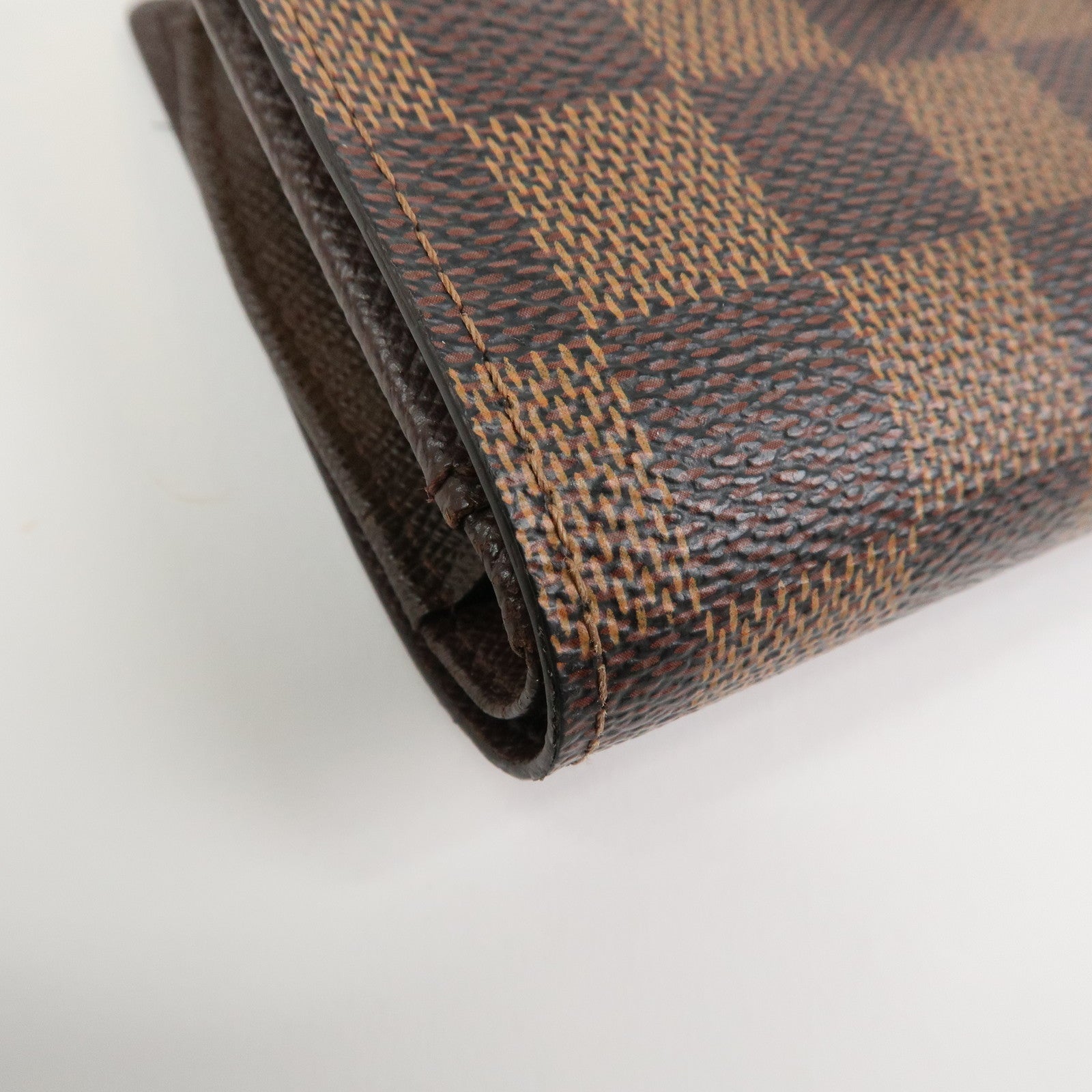Louis Vuitton Damier Portefeuille Viennois Canvas Bi-fold Wallet Brown N61674