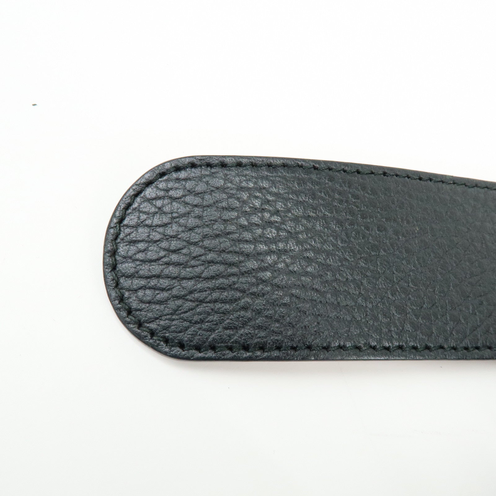 GUCCI Logo Leather Reversible Belt 80/32 Black Pink