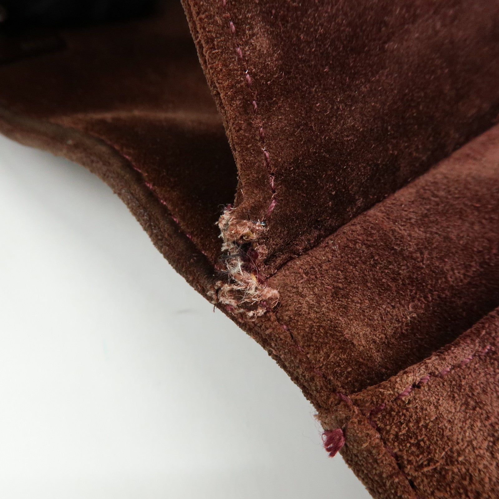 GUCCI Suede Wood Shoulder Bag Crossbody Bag Brown 002・1705