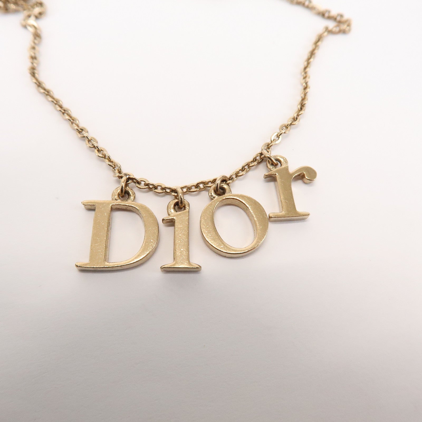 Christian Dior Metal Bracelet DIOR Logo Gold