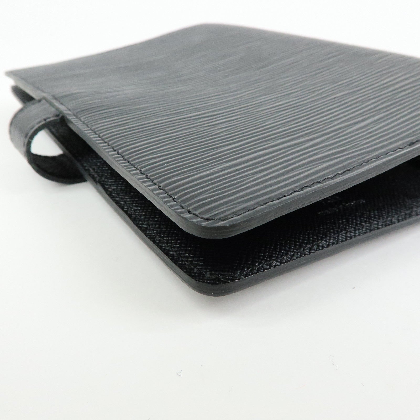 Louis Vuitton Epi Agenda MM Planner Cover Noir Black R20202