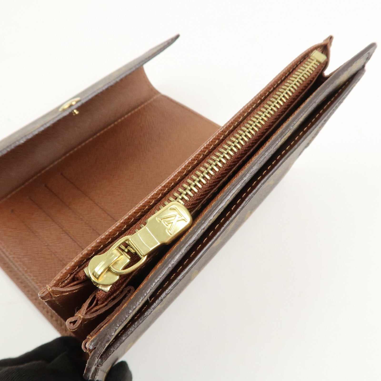 Louis Vuitton Monogram Portefeuille Alexandra Wallet Brown M60047