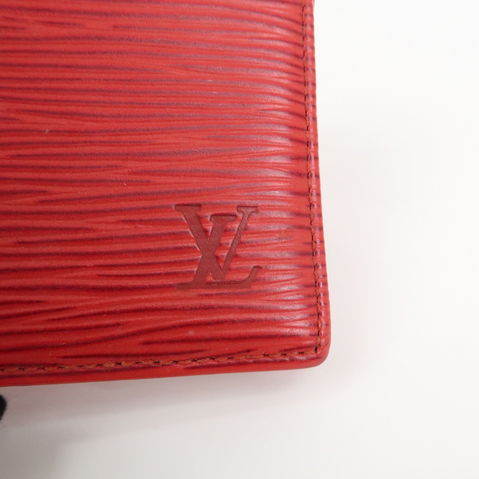 Louis Vuitton Epi Leather Porte Monnaie Boite Castilian Red M63697