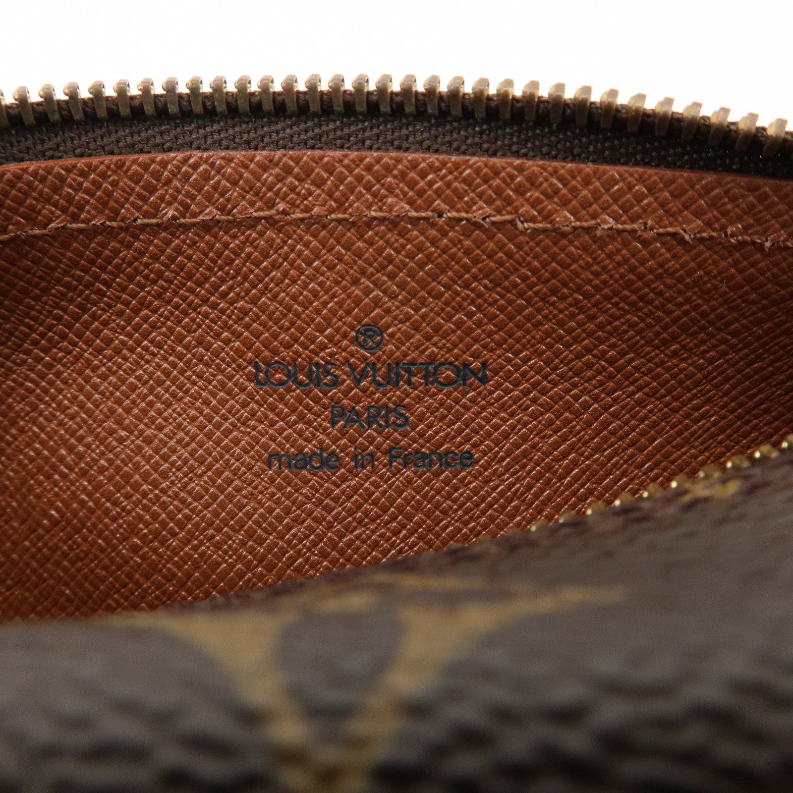 Louis Vuitton Monogram Mini Pouch for Papillon Bag Old Style Brown