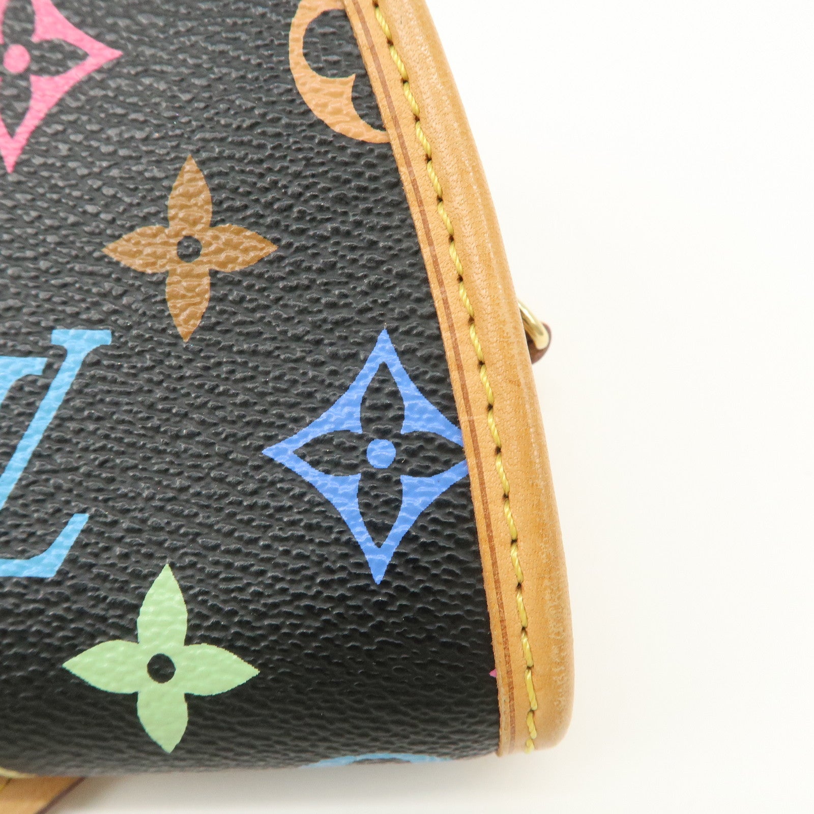 Louis Vuitton Monogram Multicolor Shirley Shoulder Bag Hand Bag M40050 Used