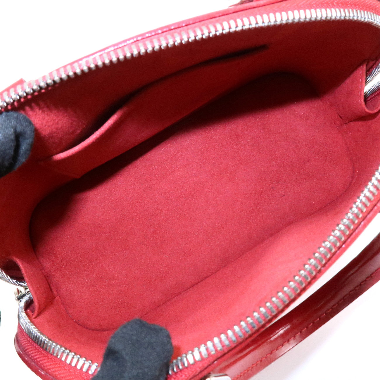 Louis Vuitton Epi Alma BB 2Way Hand Shoulder Bag Carmine M40850 Used
