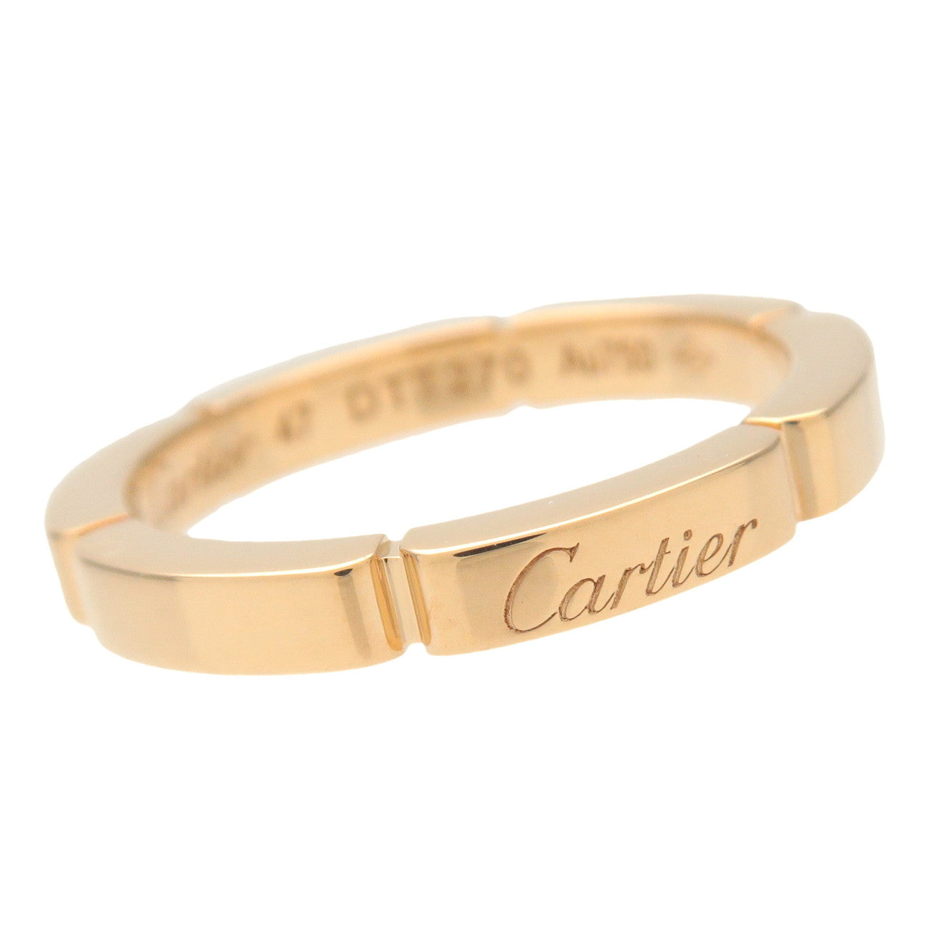 Cartier Maillon Panthere Ring 750YG #8 Yellow Gold