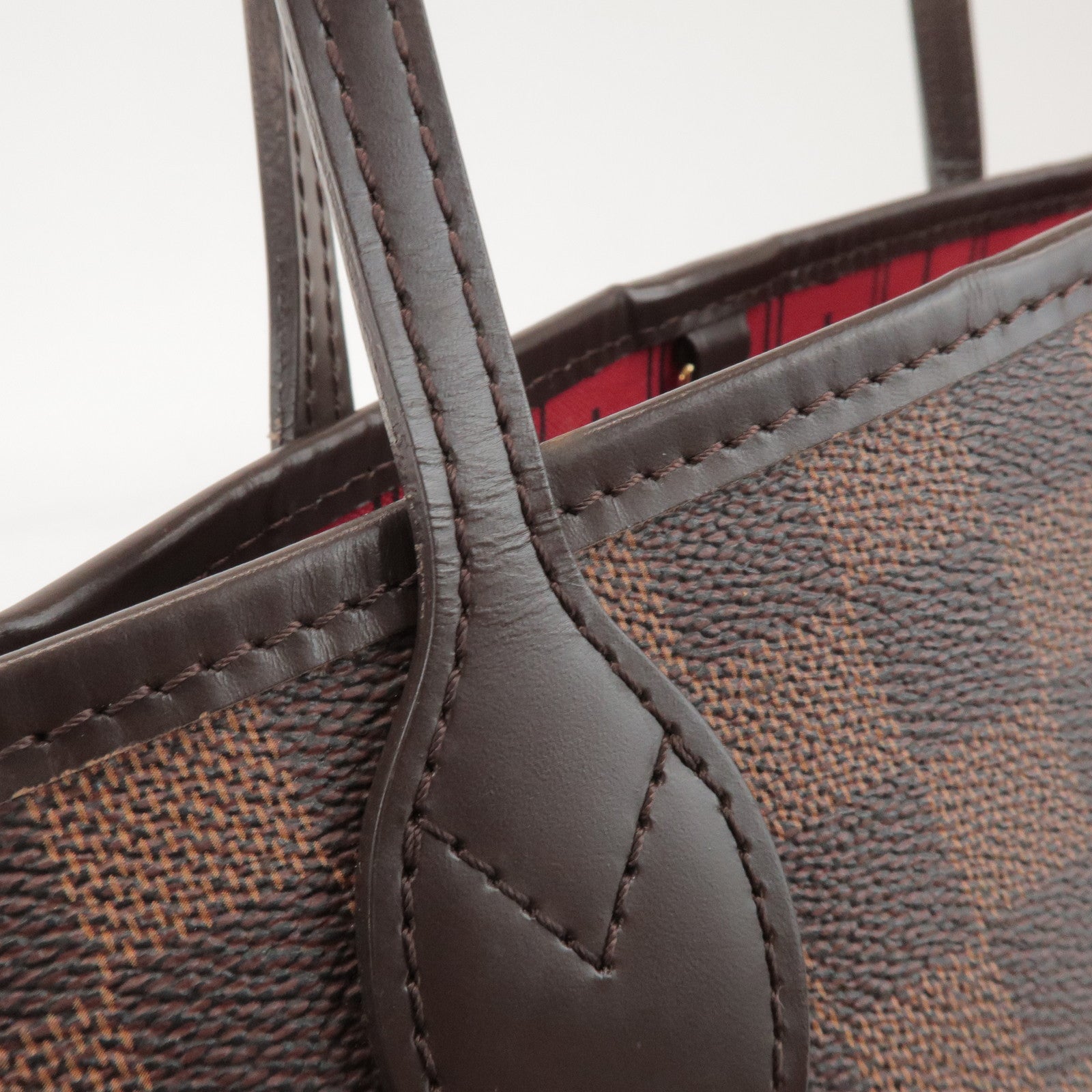 Louis Vuitton Damier Neverfull PM Canvas Tote Bag Brown N41359