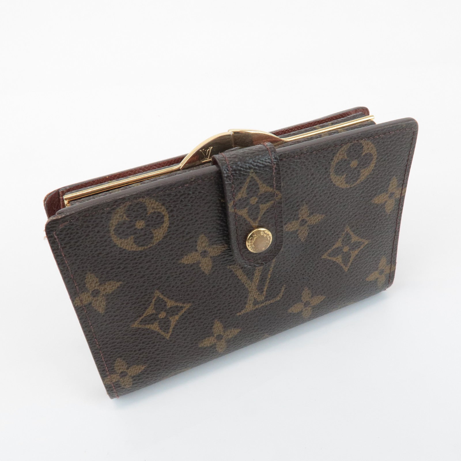 Louis Vuitton Monogram Porte Monnaie Billets Viennois Wallet M61663 Used