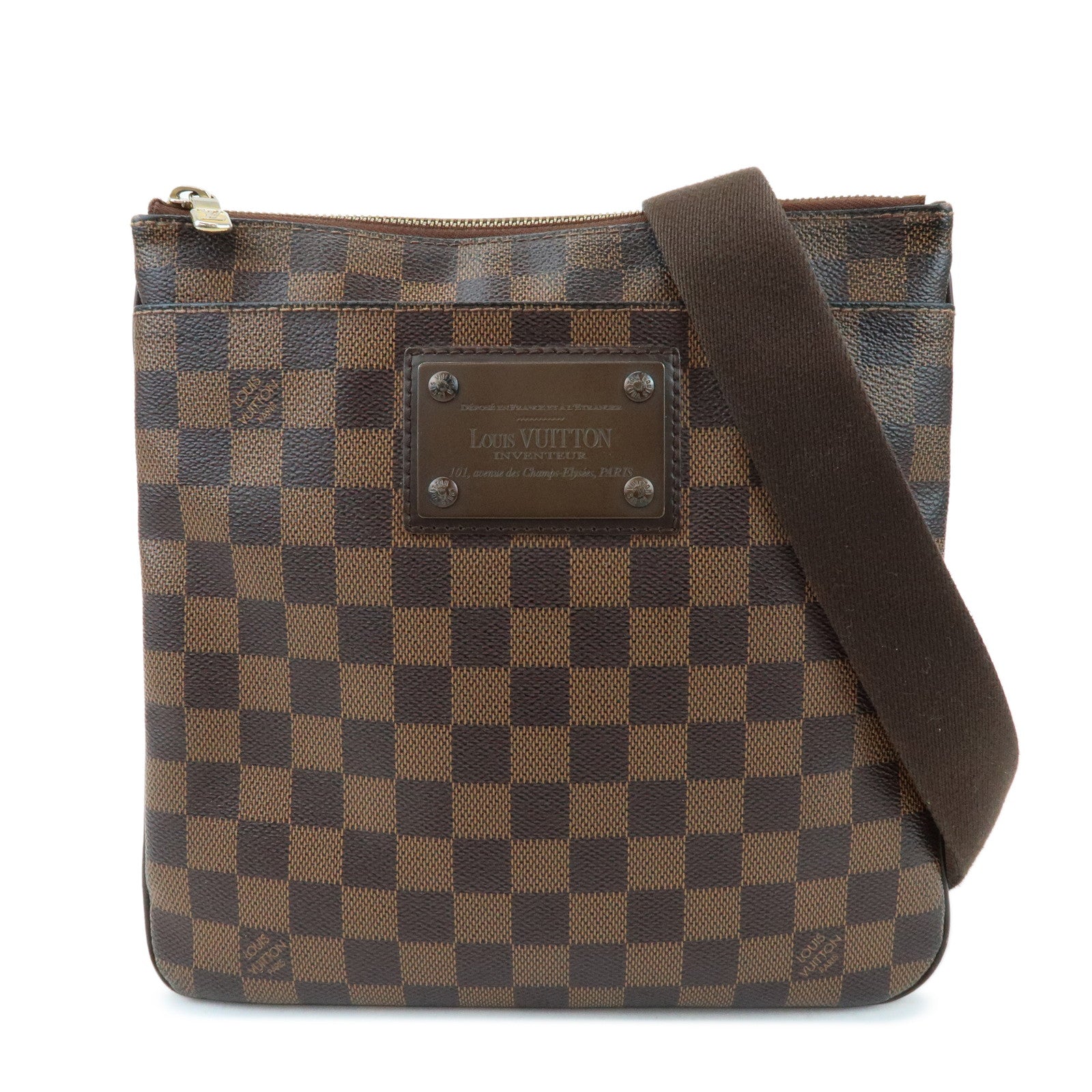 Louis Vuitton Damier Pochette Pratt Brooklyn Shoulder Bag N41100