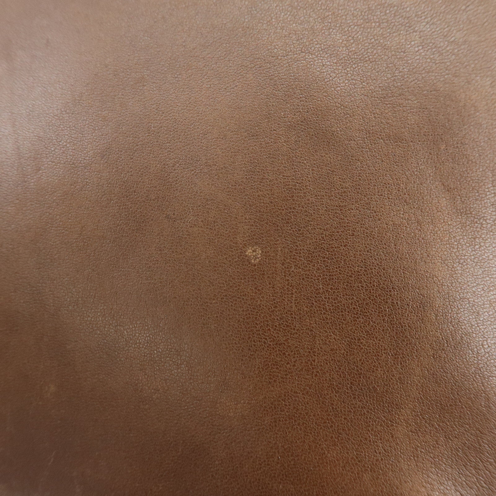 PRADA Triangle Logo Leather Shoulder Bag Crossbody Bag Brown