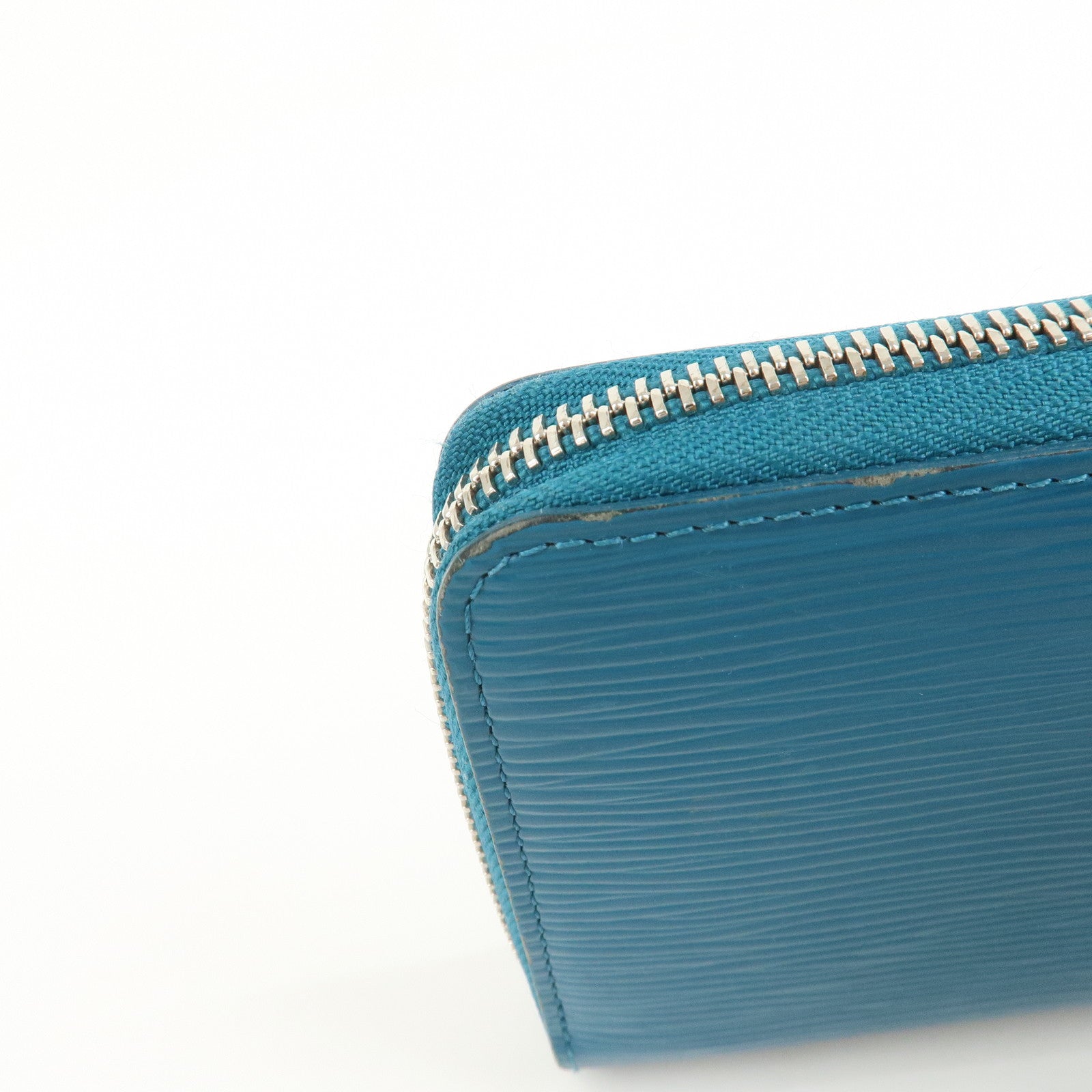 Louis Vuitton Epi Leather Zippy Long Wallet Cyan Blue M60311