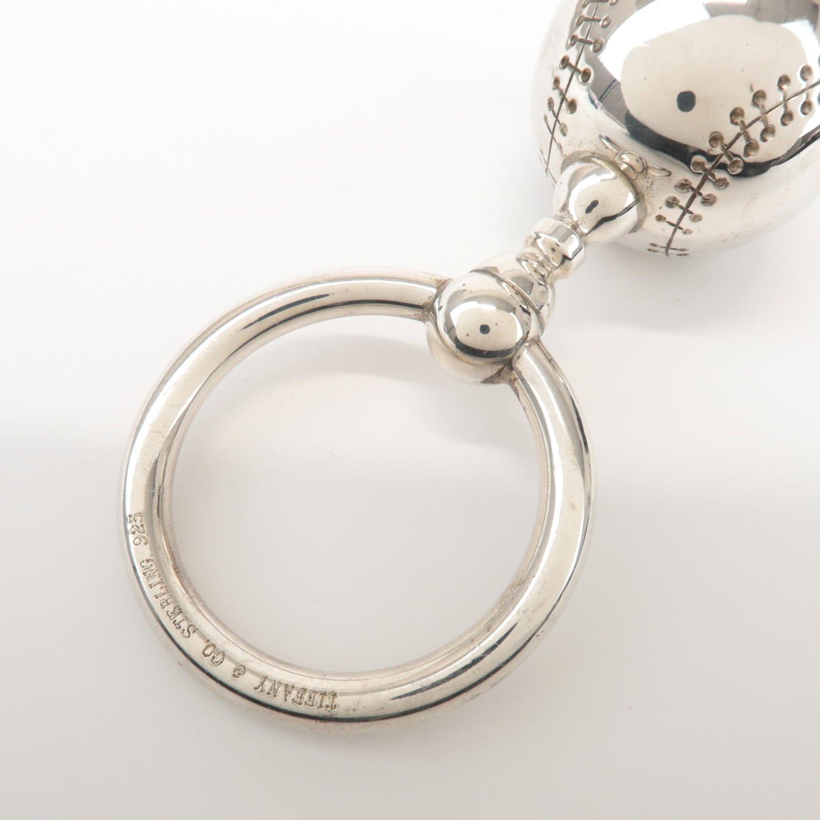Tiffany & Co SV925 Baseball Rattle Silver