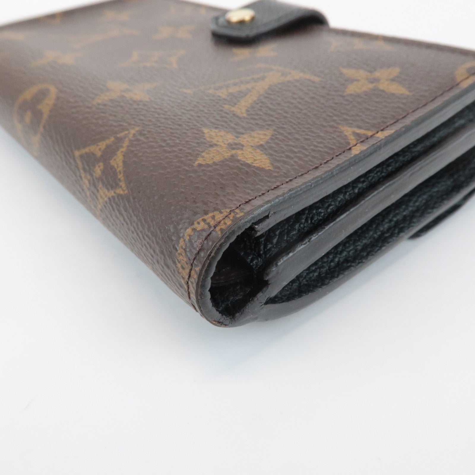 Louis Vuitton Monogram Portefeuille Palace Compact Wallet M60990 Used
