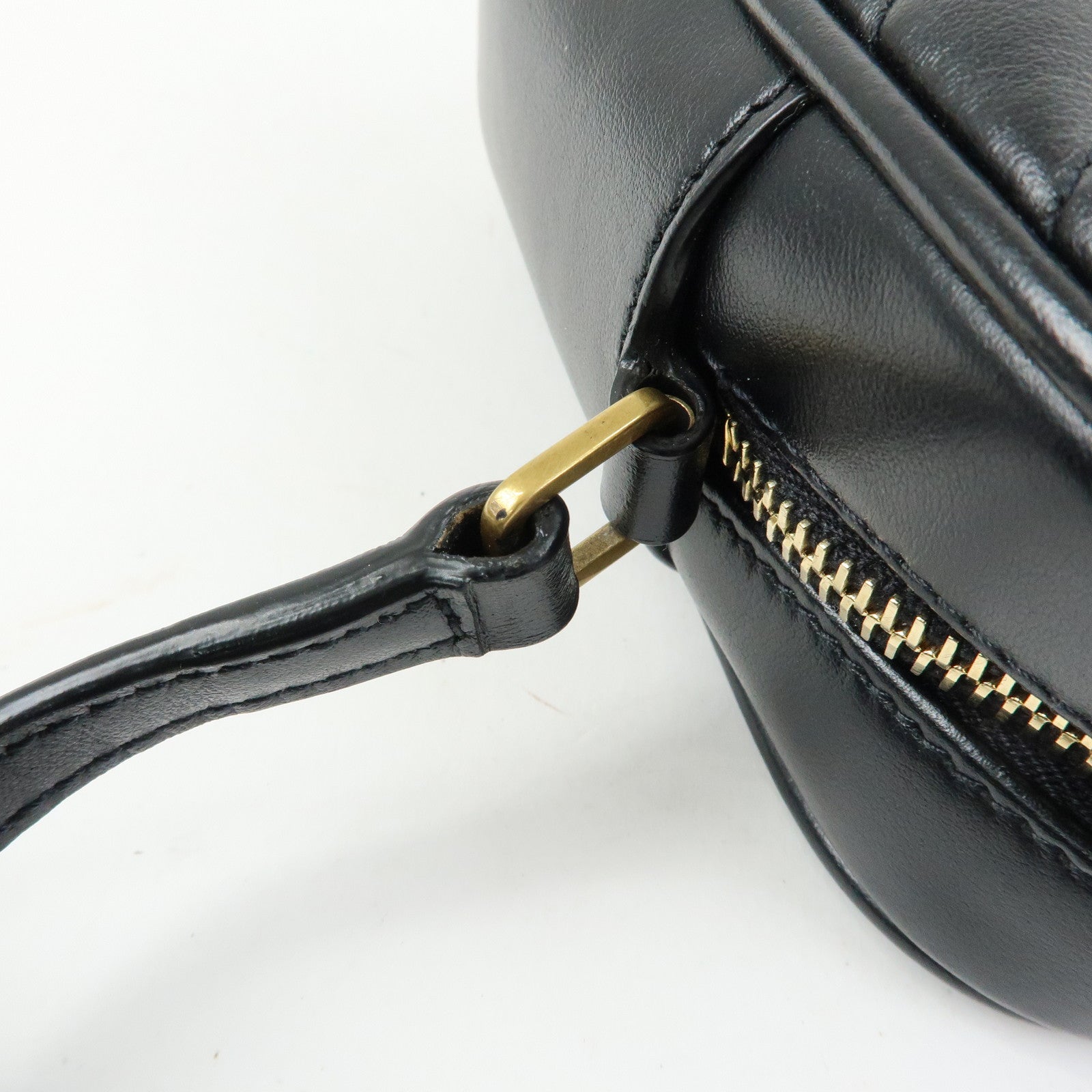 SAINT LAURENT PARIS Cassandra Shoulder Crossbody Bag Black 612544