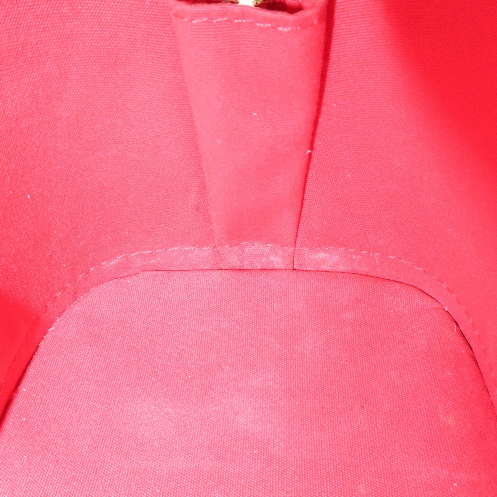 Louis Vuitton Monogram Vernis Alma BB 2Way Hand Bag Cerise M90174 Used