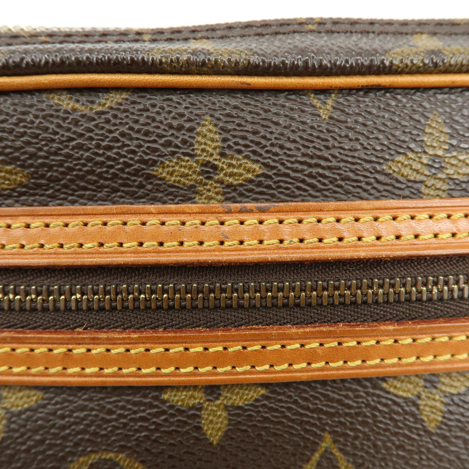 Louis Vuitton Monogram Marly Dragonne GM Clutch Bag Brown M51825