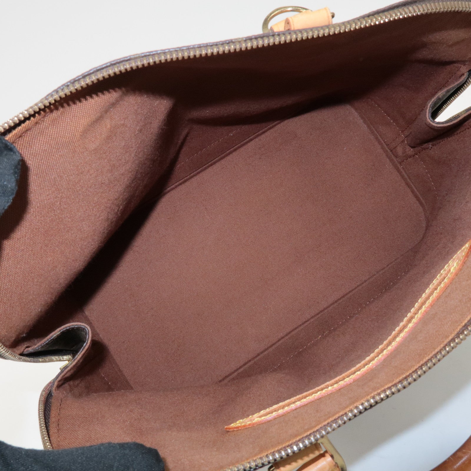 Louis Vuitton Monogram Canvas Alma Hand Bag Brown M51130 Used