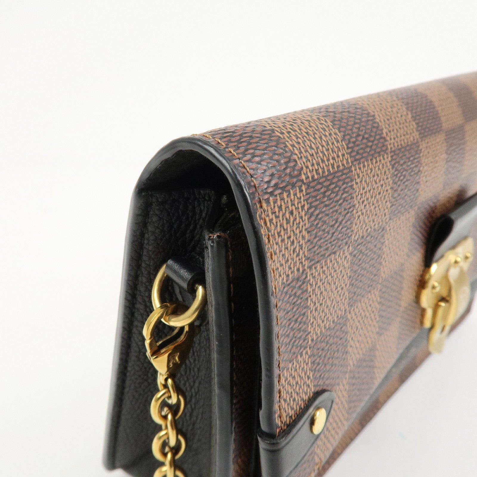 Louis Vuitton Damier Portefeuille Vavin Chain Shoulder Bag N60221