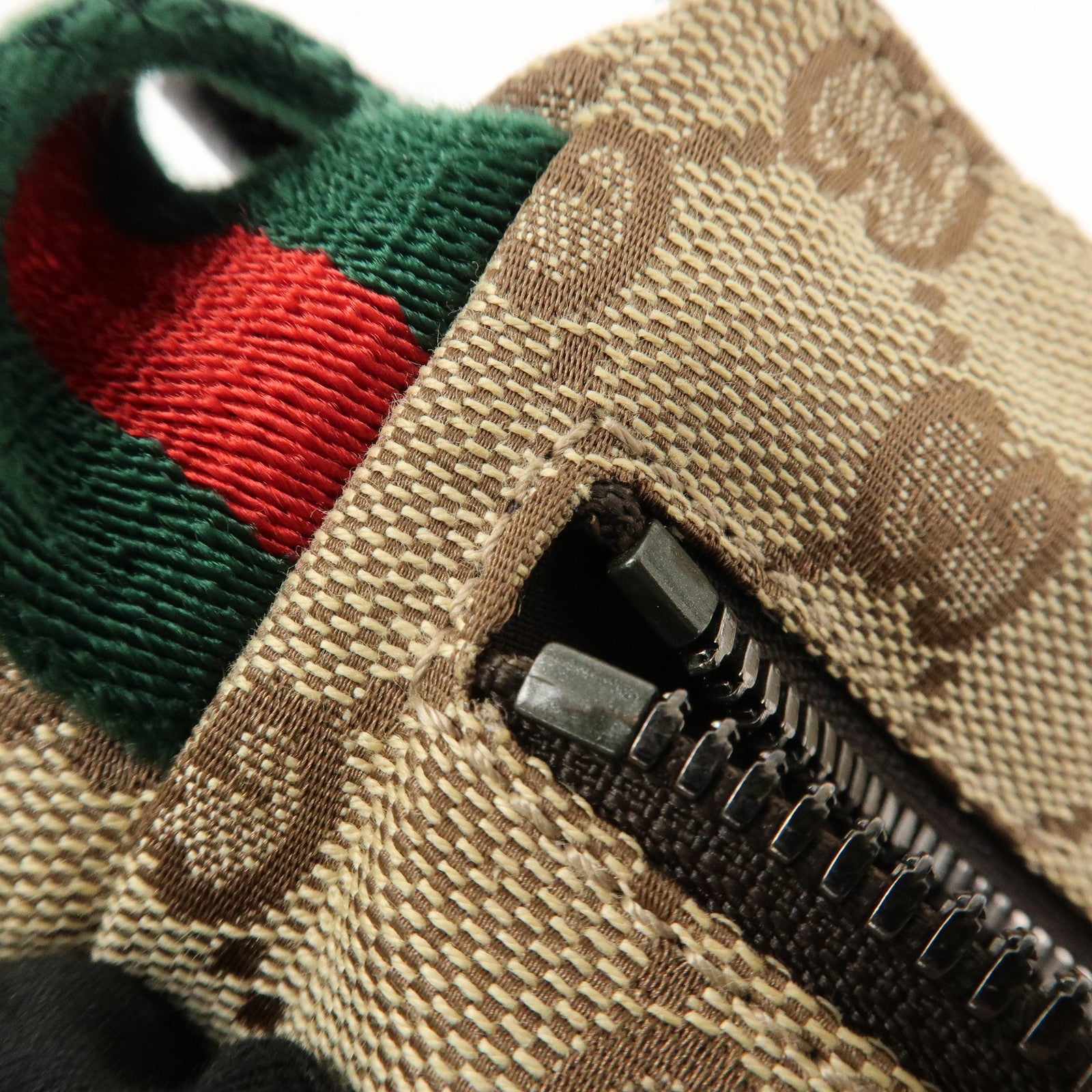 GUCCI GG Canvas Leather Waist Bag Crossbody Bag Beige Brown 28566 Used