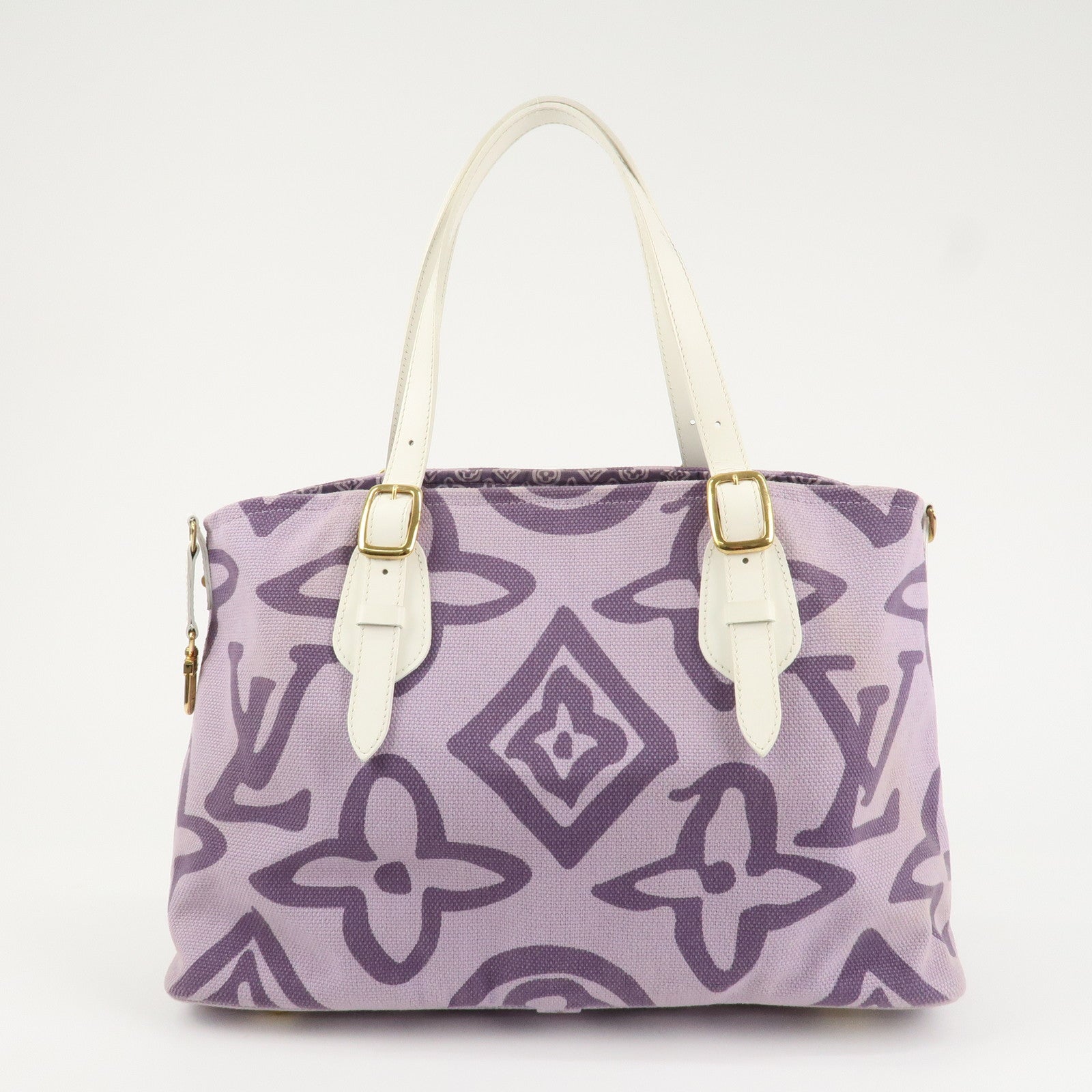 Louis Vuitton Cruise Line Canvas Tahitienne PM Tote Bag M95680 Used