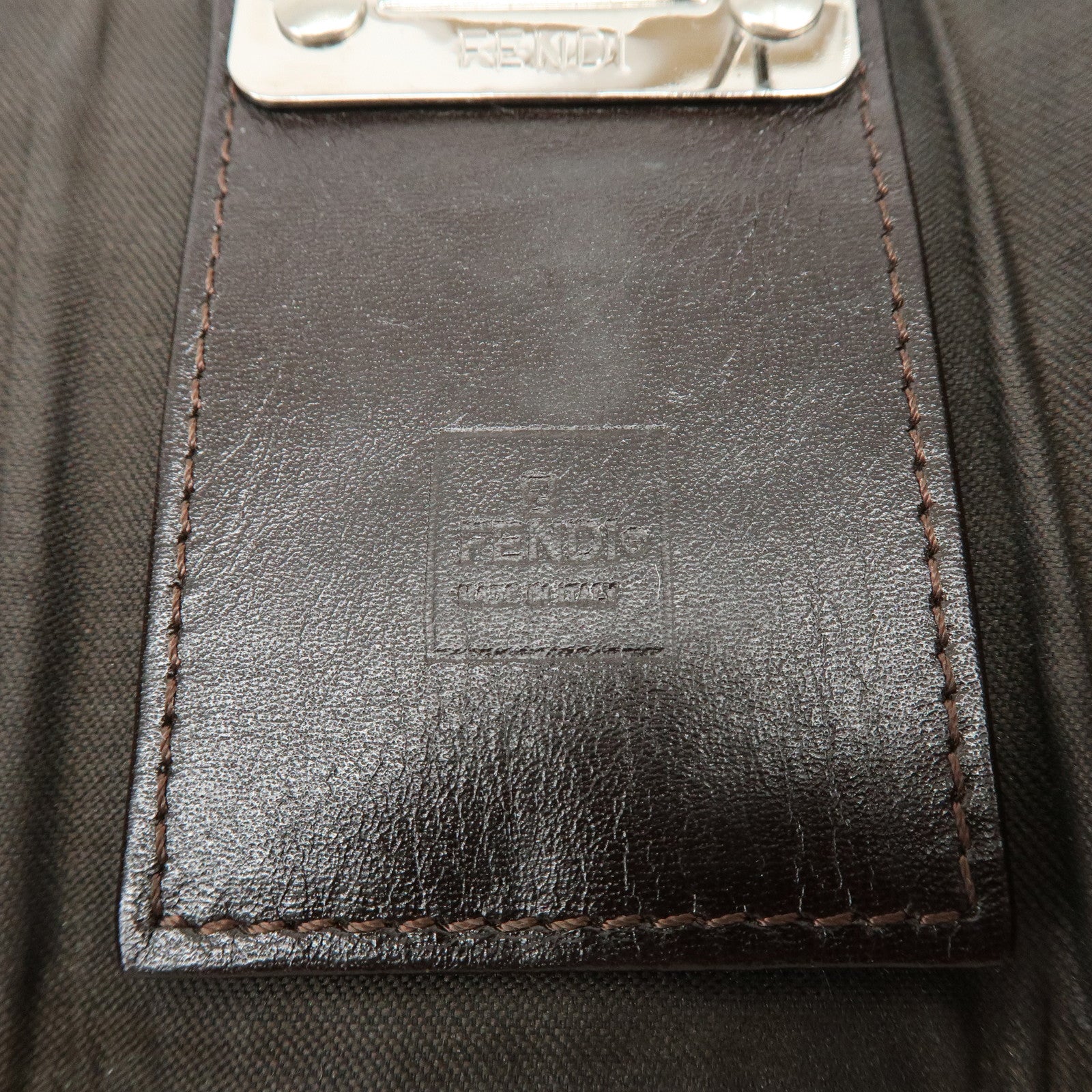 FENDI Zucca Zucchino Set of 3 Key Case Coin Case Brown Black
