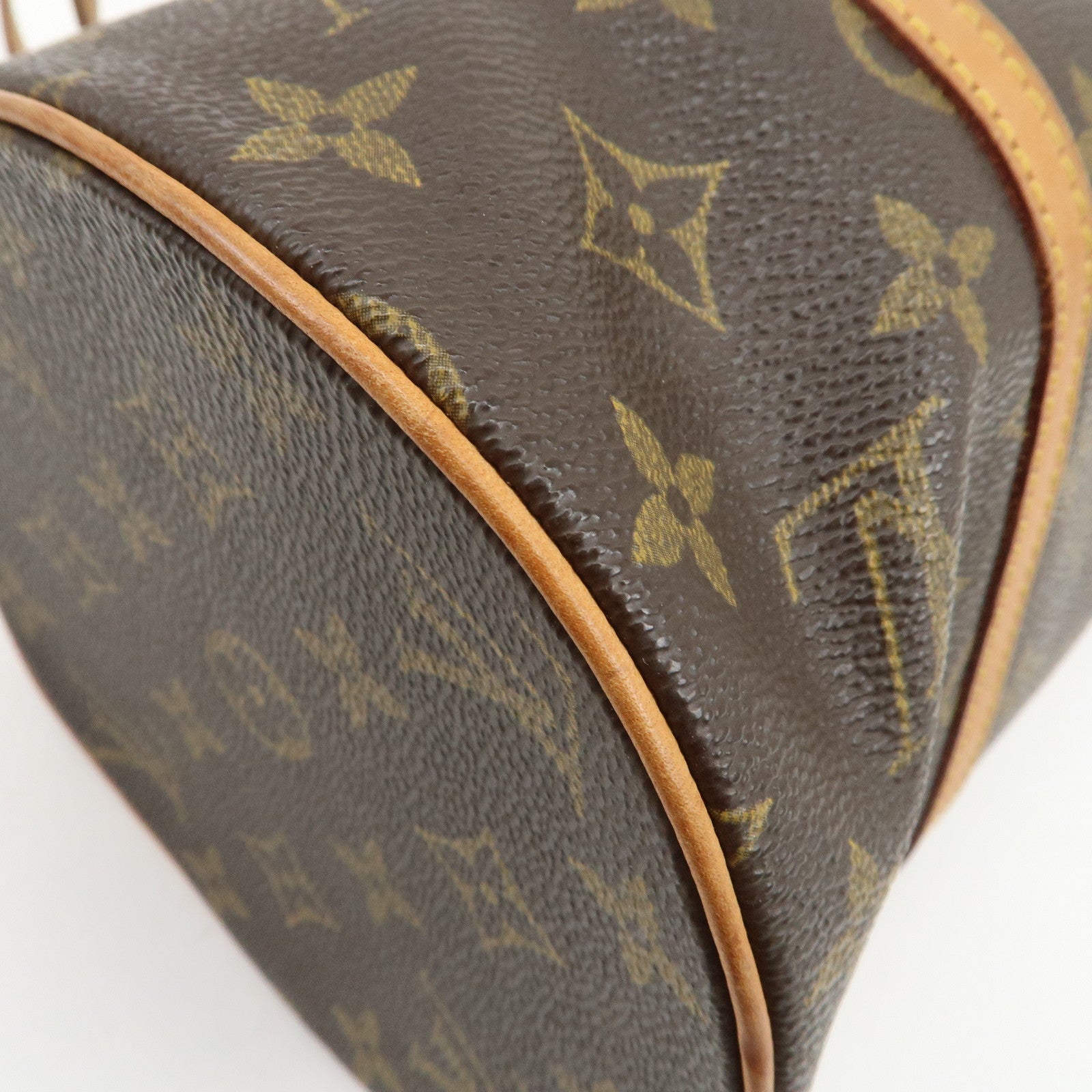 Louis Vuitton Monogram Papillon 30 Hand Bag Brown M51385