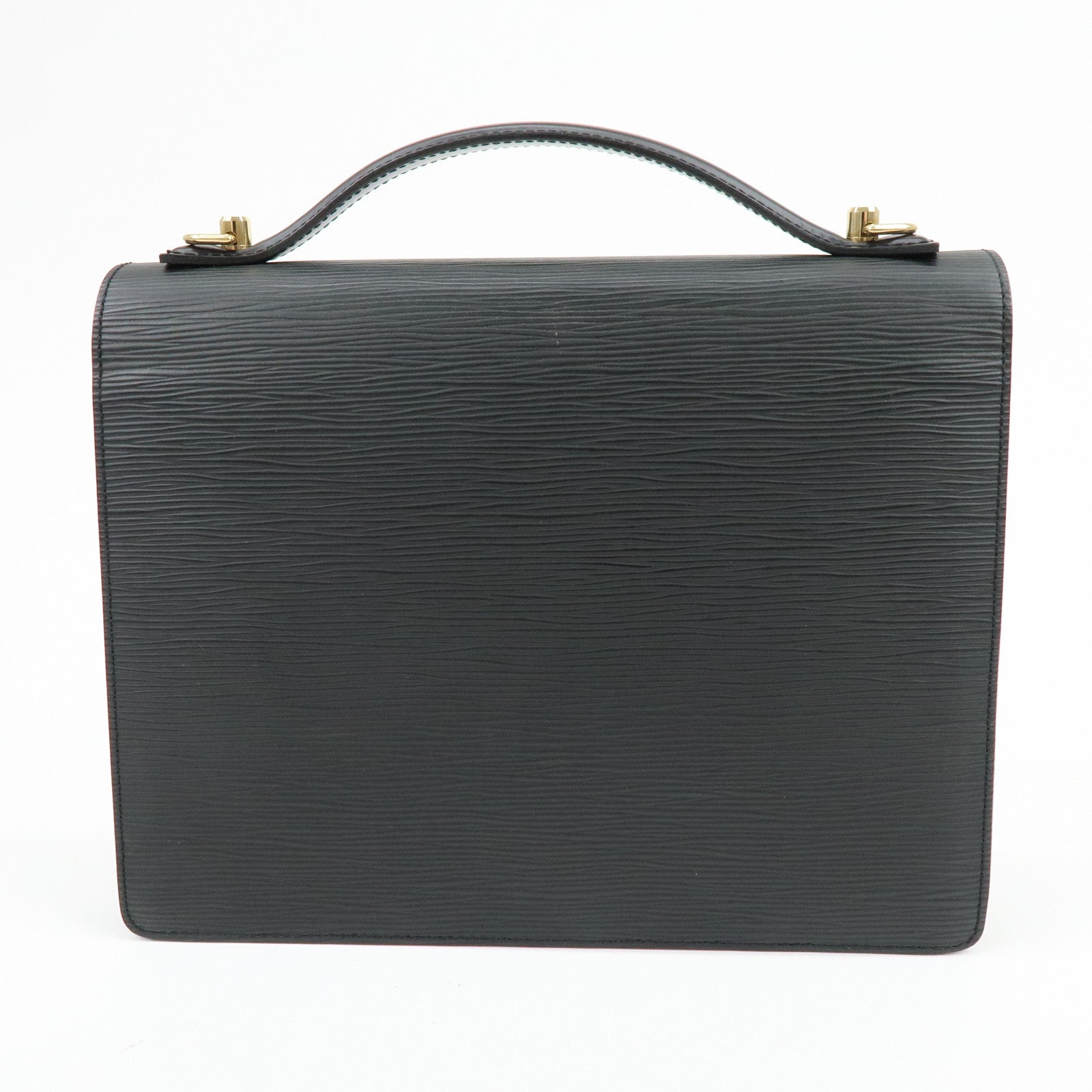 Louis Vuitton Epi Monceau 2Way Shoulder Bag Hand Bag Noir M52122