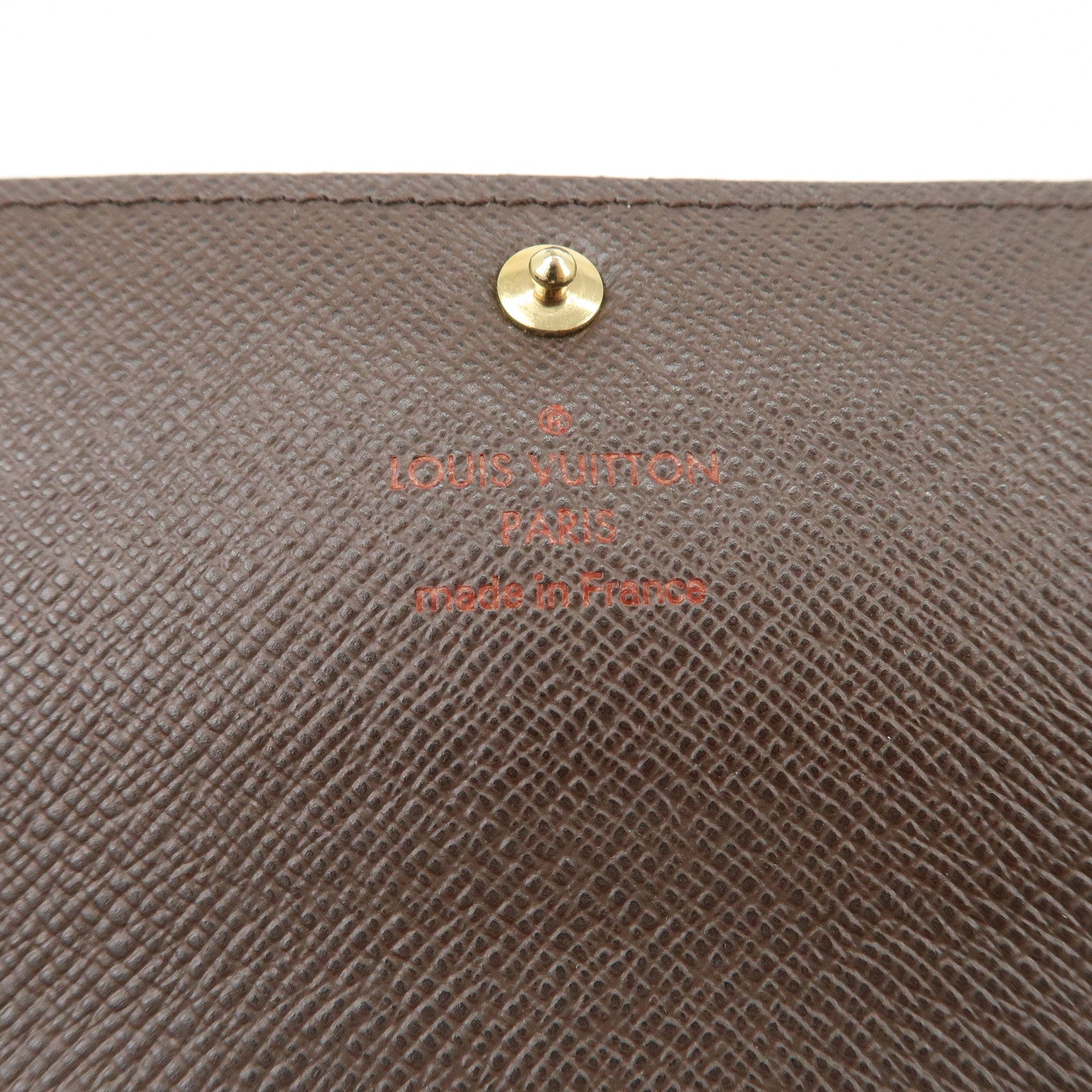 Louis Vuitton Damier Canvas Portefeuille Sarah Wallet Brown N61734