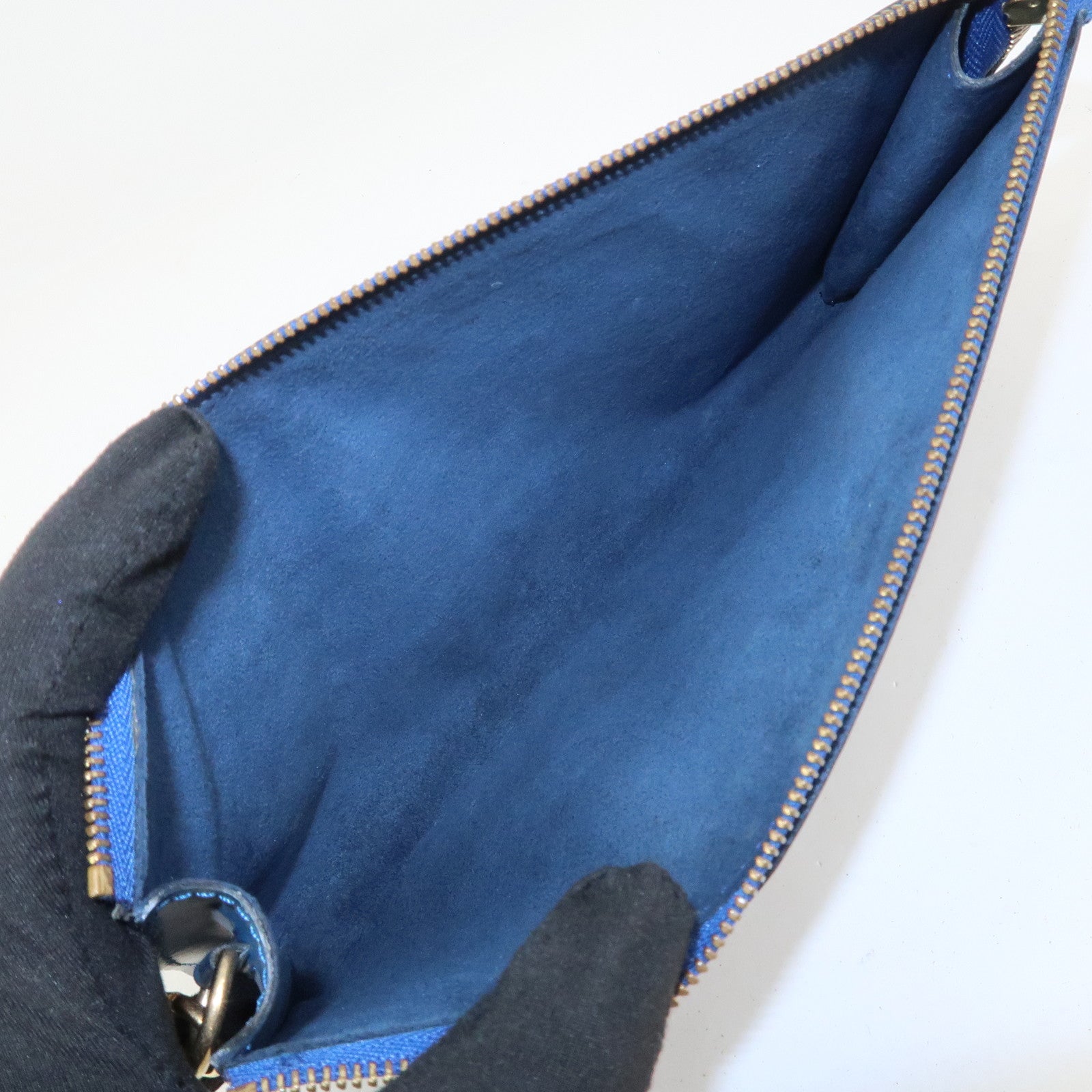 Louis Vuitton Epi Pochette Accessoires Pouch Toledo Blue M52945