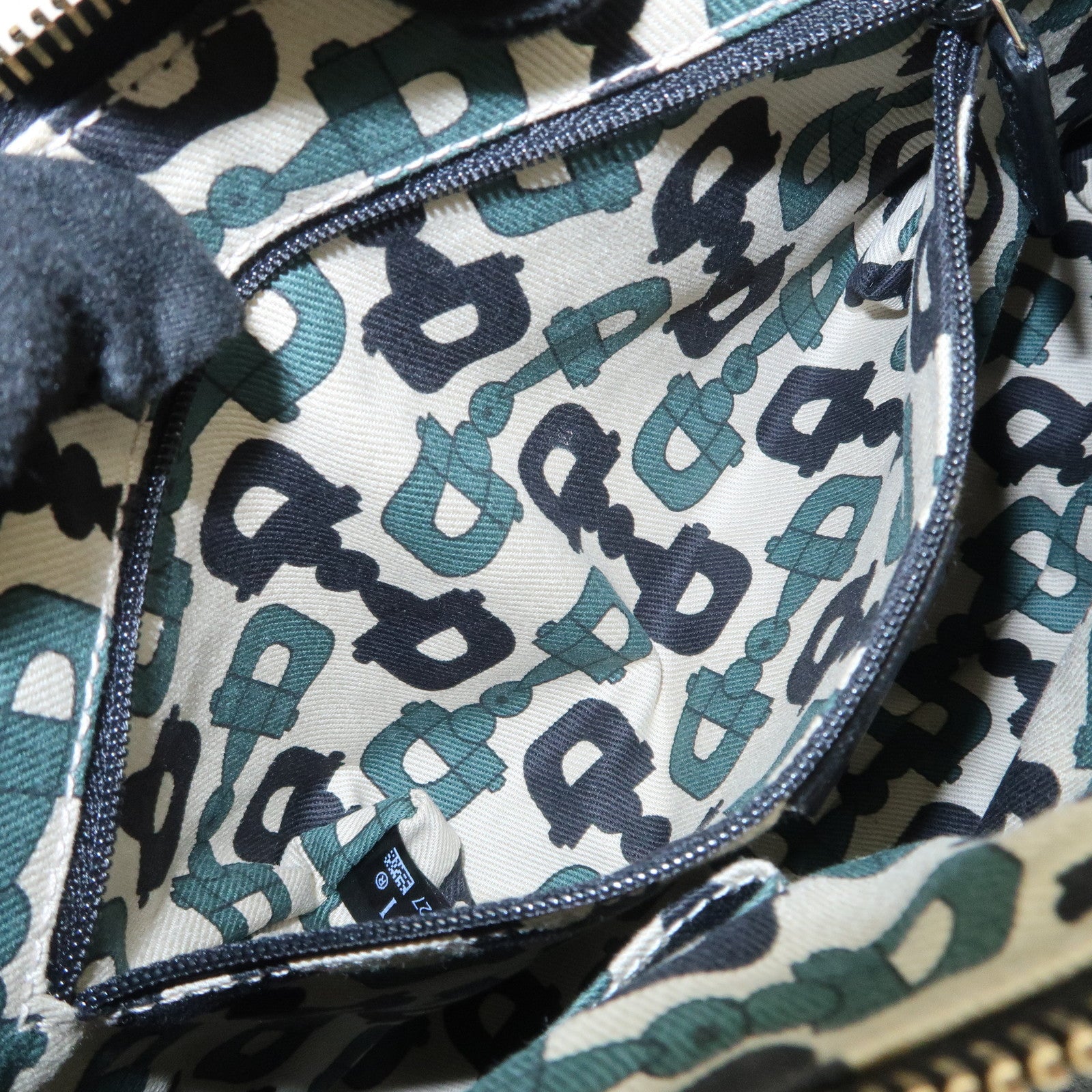 GUCCI Abbey Guccissima Leather Shoulder Bag Hand Bag Black 190525