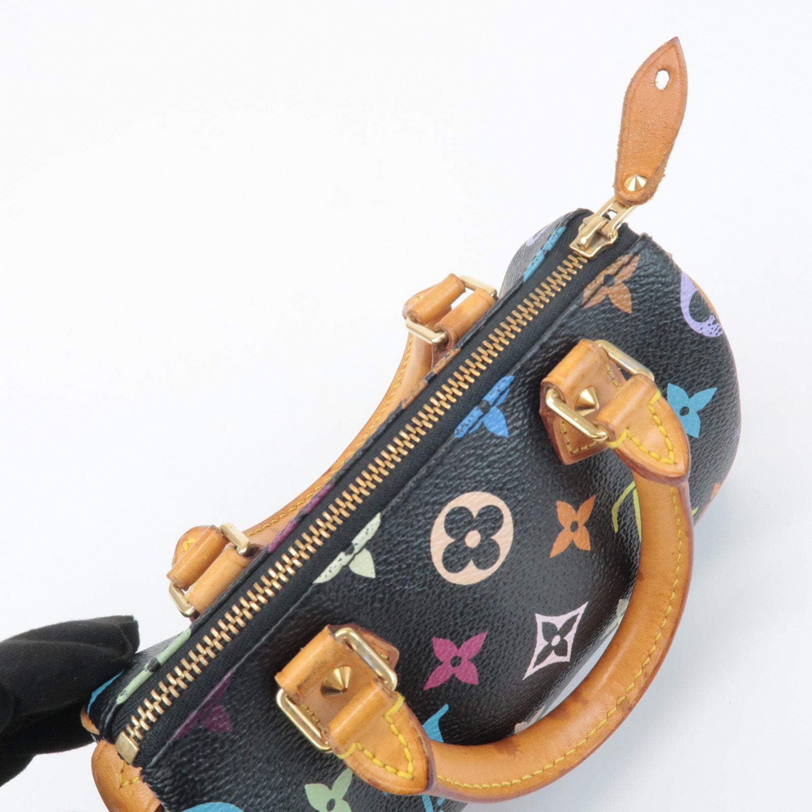 Louis Vuitton Monogram Multicolor Mini Speedy Mini Bag Noir M92644