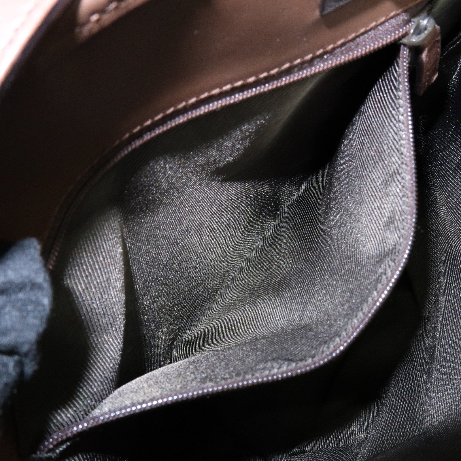 GUCCI GG Canvas Leather Tote Bag Hand Bag Purple 31244