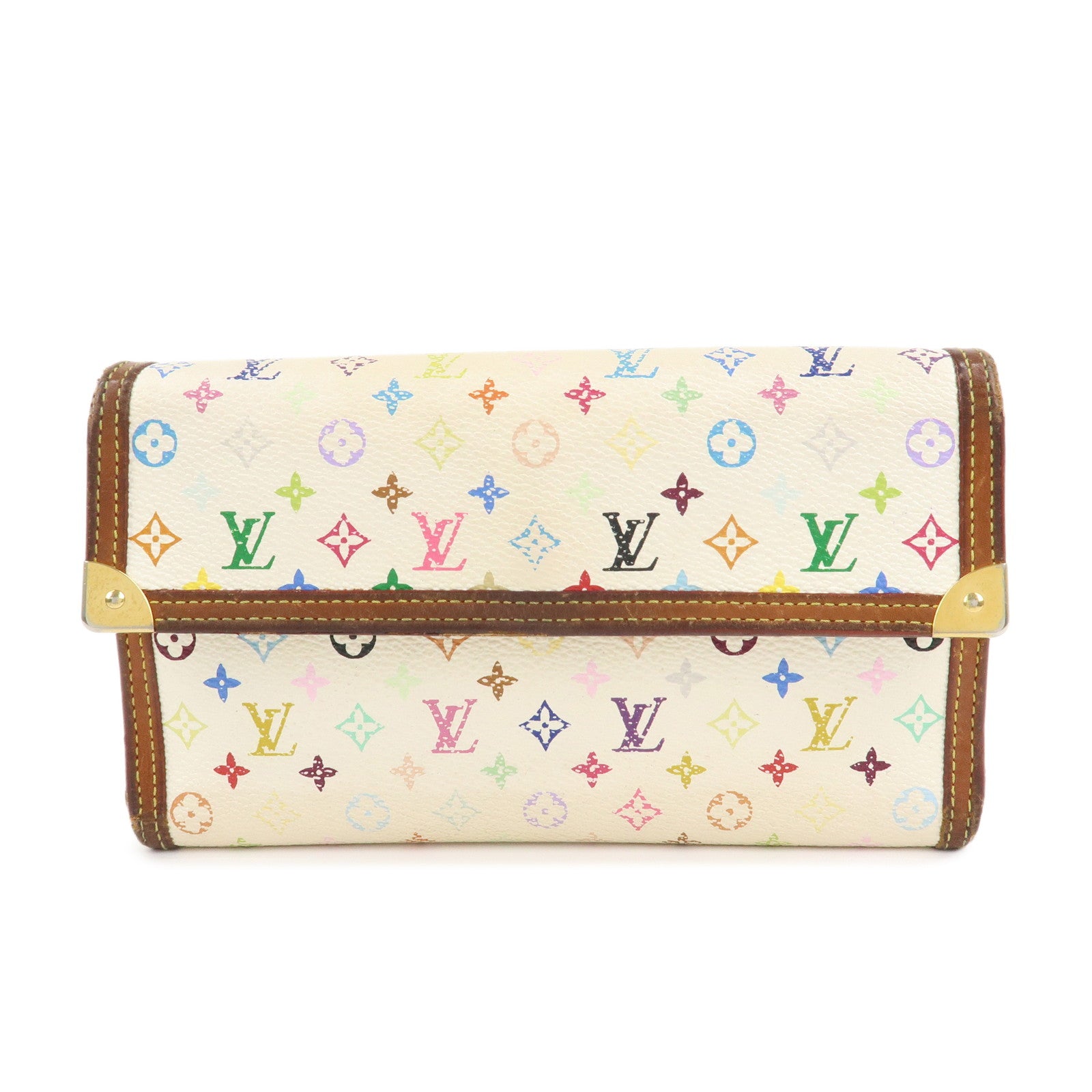 Louis Vuitton Monogram Multicolor Porte Trezor International Wallet