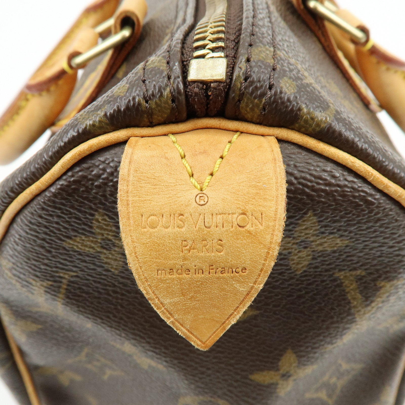 Louis Vuitton Monogram Speedy 25 Boston Bag Hand Bag Brown M41528
