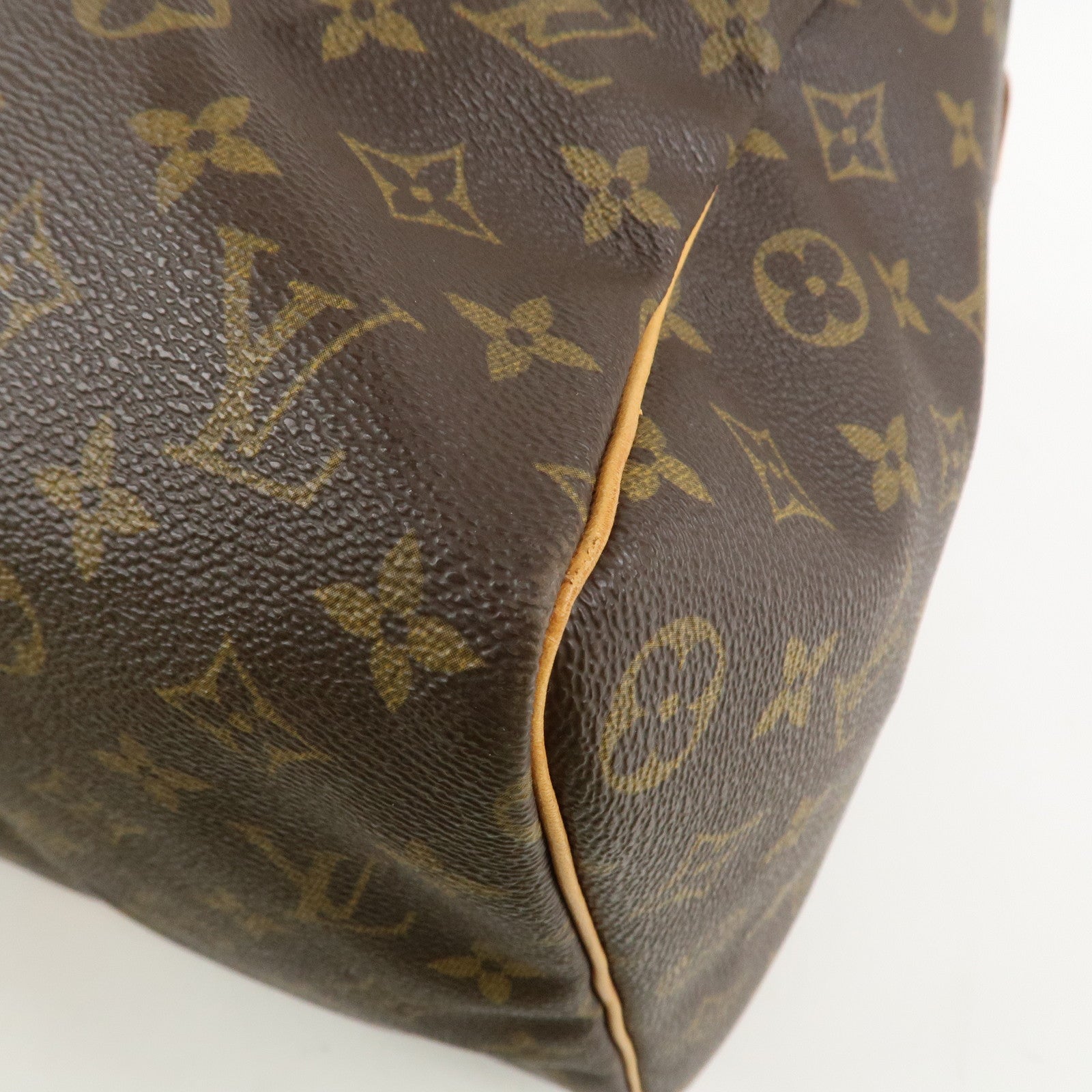 Louis Vuitton Monogram Keep All 45 Boston Bag Brown M41428 Used
