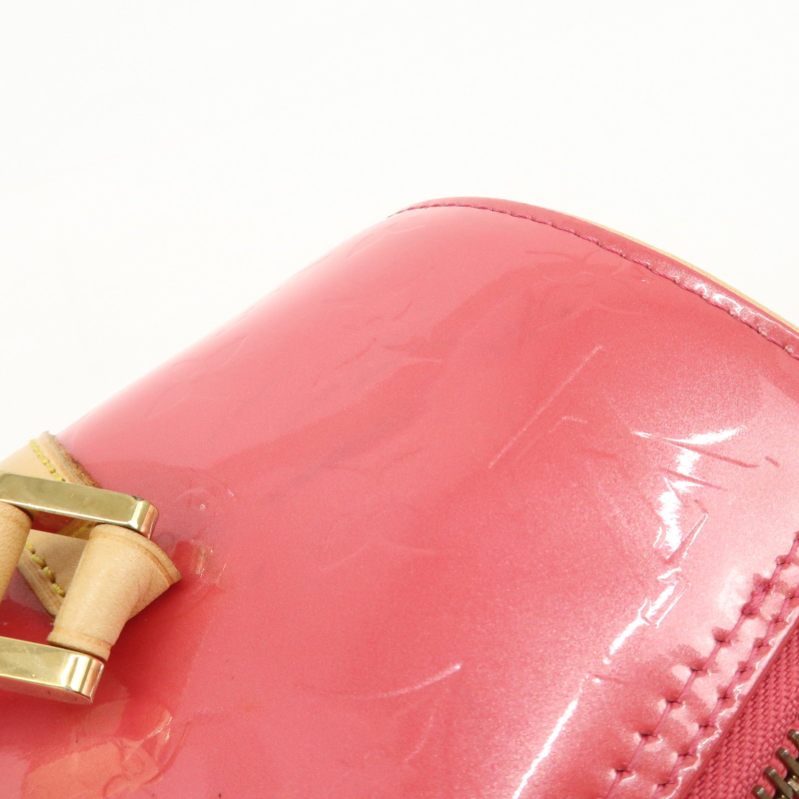Louis Vuitton Monogram Vernis Bedford Hand Bag Framboise M9133F