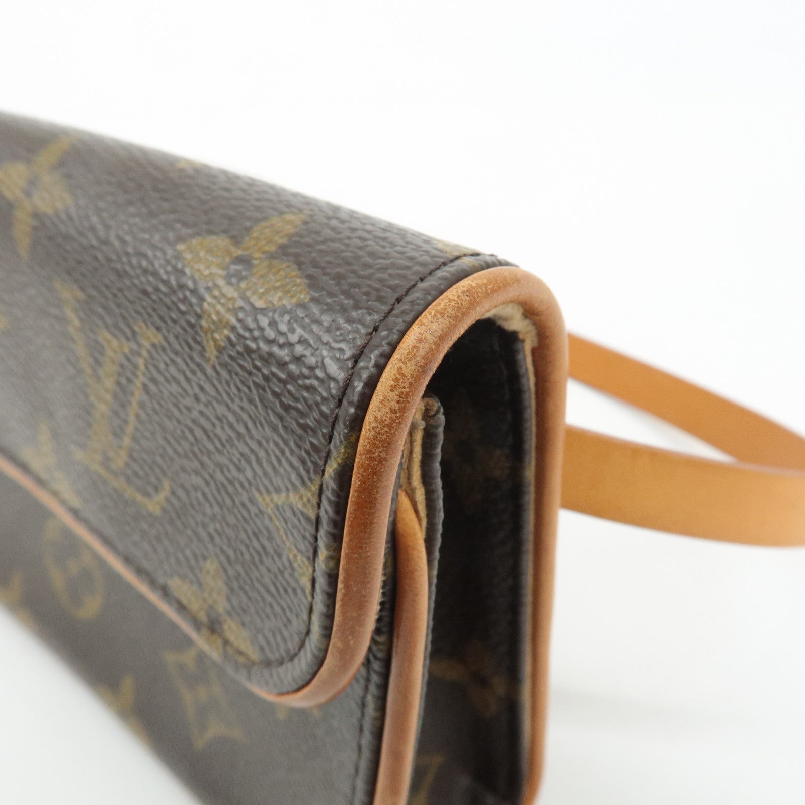 Louis Vuitton Monogram Pochette Florentine Waist Bag Belt M M51855 Used