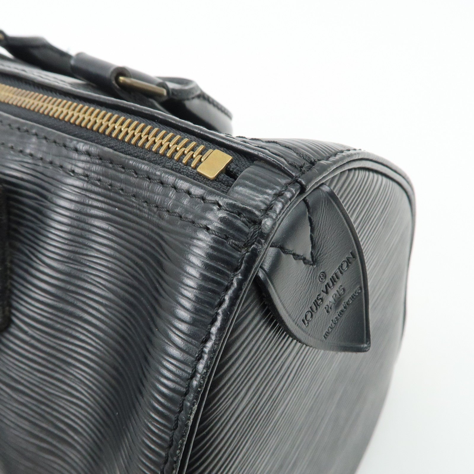 Louis Vuitton Epi Speedy 25 Boston Bag Hand Bag Noir Black M43012 Used