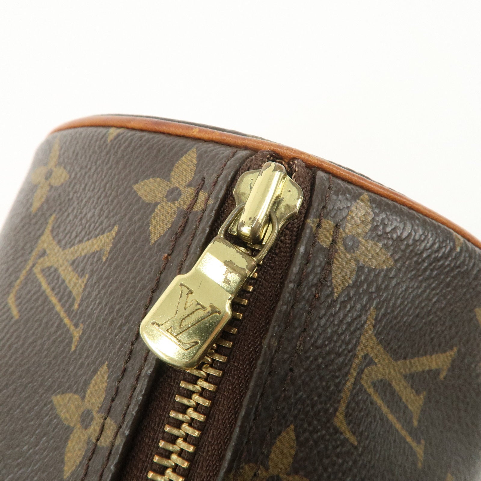 Louis Vuitton Monogram Papillon 30 Hand Bag New Style Brown M51385 Used
