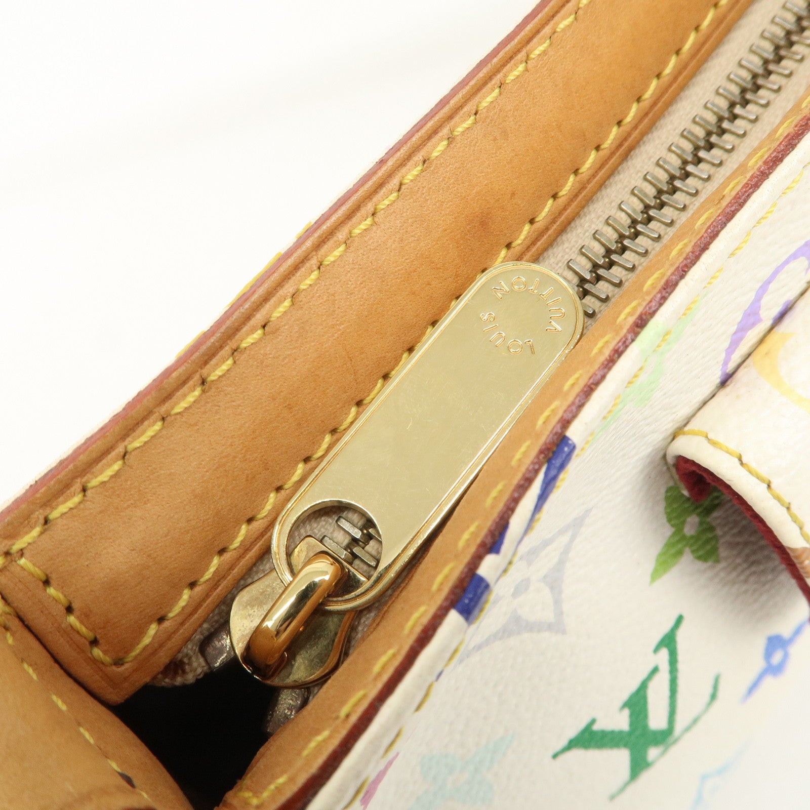 AuthLouis Vuitton Monogram Multicolor Eliza Shoulder Bag Blanc M40098 Used