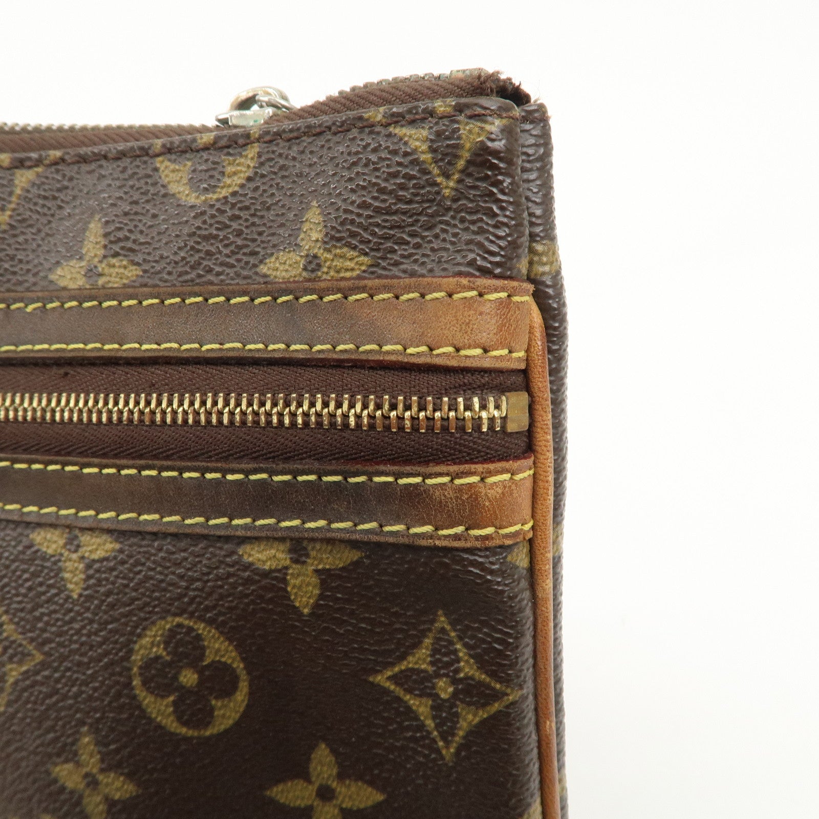 Louis Vuitton Monogram Pochette Bosphore Shoulder Bag M40044 Used